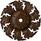 Ekena Millwork Needham Ceiling Medallion (Fits Canopies up to 4 1/4"), 14 5/8"OD x 2 1/4"P, Root Beer Crackle CM14NERBC - alternate 1